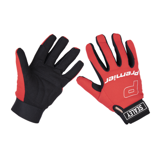[MG796XL] Sealey Premier Mechanic's Gloves Padded Palm - Extra-Large Pair