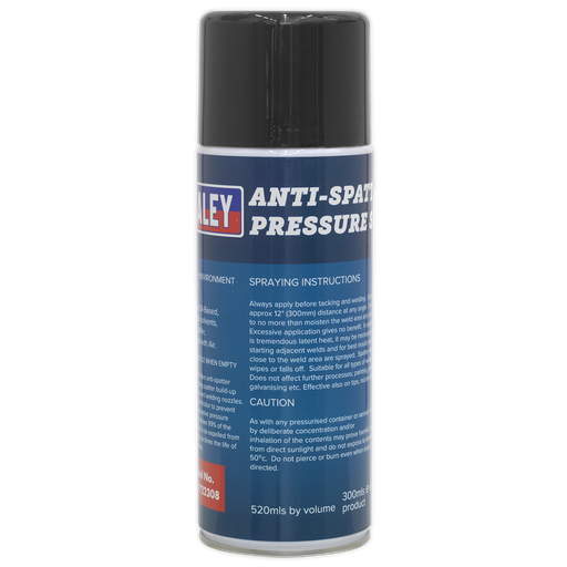 [MIG/722308] Sealey Anti-Spatter Pressure Spray 300ml