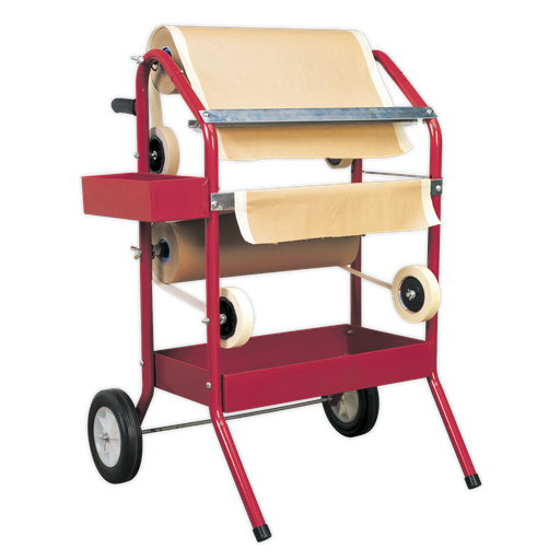 [MK66] Sealey Masking Paper Dispenser Trolley 2 x 450mm Rolls