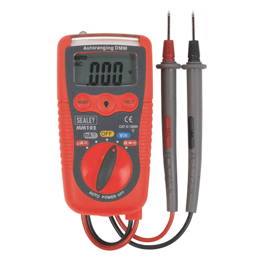 [MM102] Sealey Professional Auto-Ranging Digital Multimeter