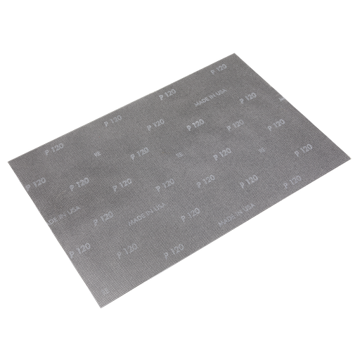 [MOS1218120] Sealey Worksafe® 12 x 18" Mesh Orbital Screen Sheets 120Grit - P