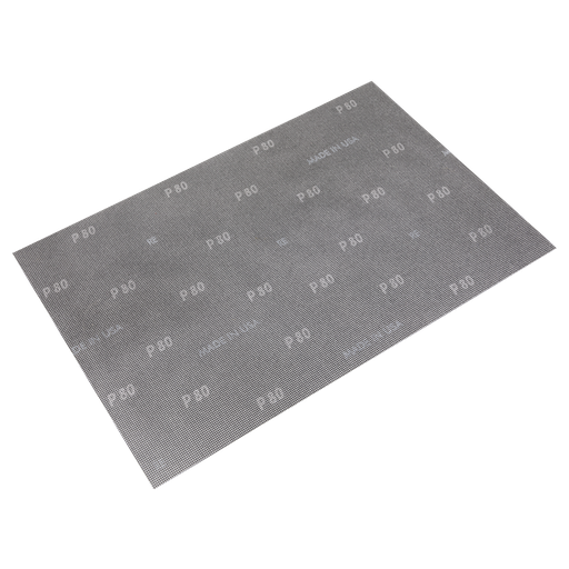[MOS121880] Sealey Worksafe® 12 x 18" Mesh Orbital Screen Sheets 80Grit - Pa