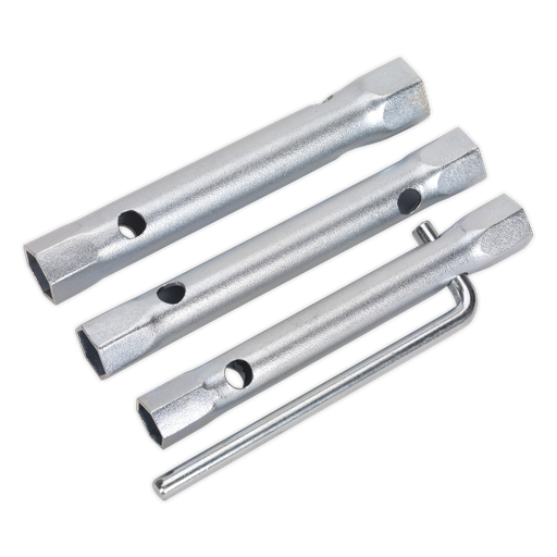 [MS165] Sealey Long Reach Double End Spark Plug Box Spanner Set 3pc