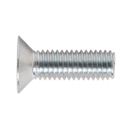 [MSC825] Sealey Zinc Plated Countersunk Pozi Machine Screw M8 x 25mm - Pack of 50