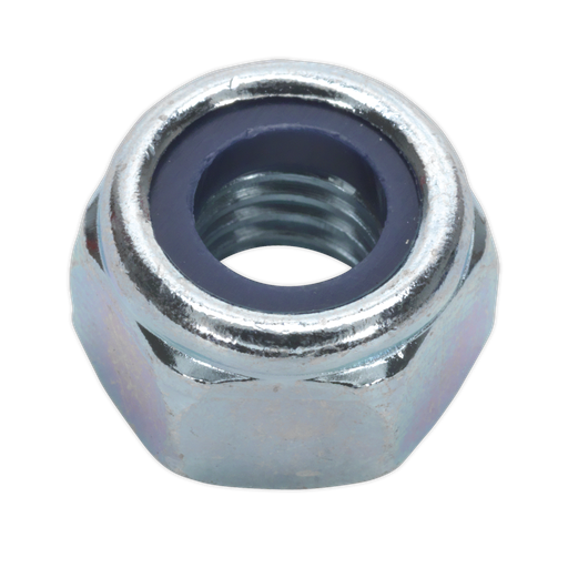 [NLN10] Sealey Zinc Plated Nylon Locknut M10, DIN 982 - Pack of 100