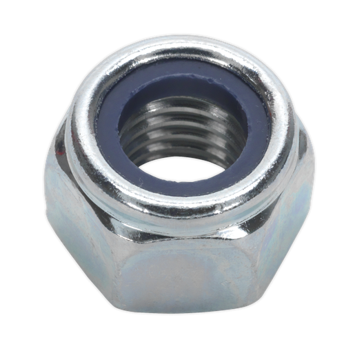[NLN12] Sealey Zinc Plated Nylon Locknut M12, DIN 982 - Pack of 25