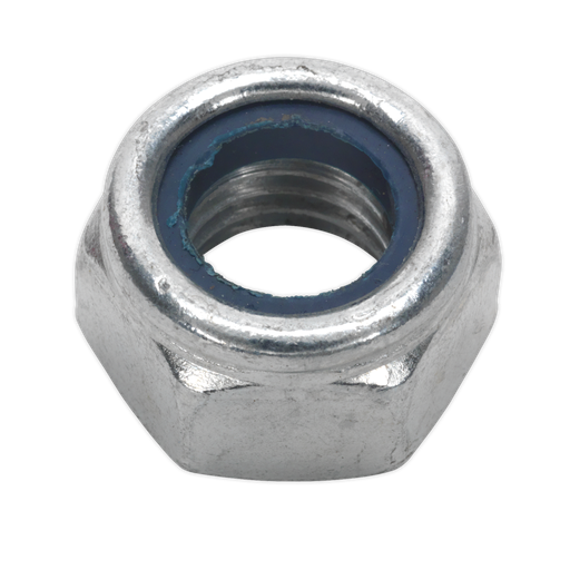 [NLN14] Sealey Zinc Plated Nylon Locknut M14, DIN 982 - Pack of 25