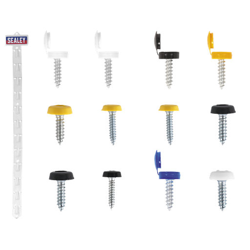 [NPSSET] Sealey Clip Strip Deal - Mixed Numberplate Screws