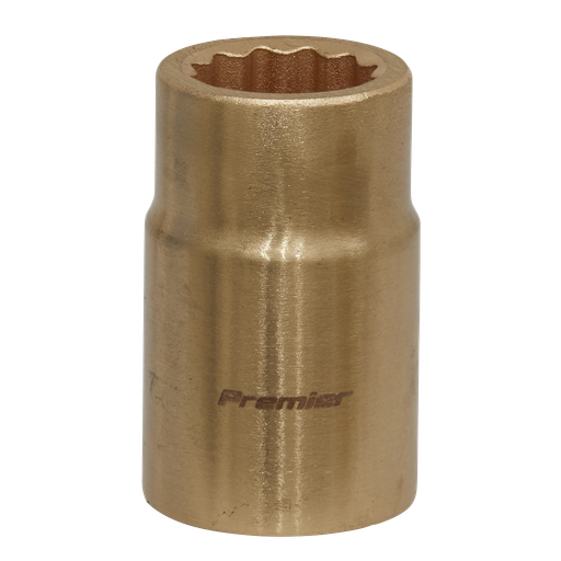 [NS048] Sealey Premier Non-Sparking Socket 1/2"Sq Drive 15mm