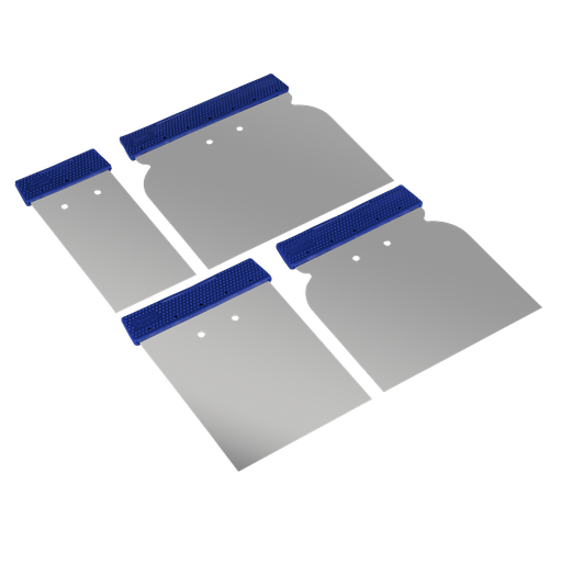 [PA02] Sealey Body Filler Applicator Set 4pc