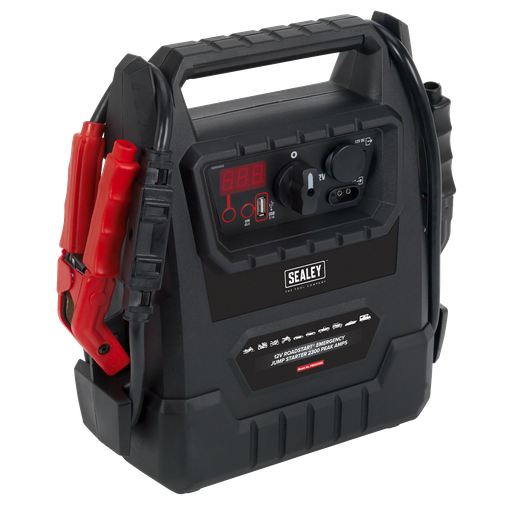 [PBI2212GS] Sealey 12V RoadStart® Emergency Jump Starter 2300 Peak Amps - DEKRA Approved