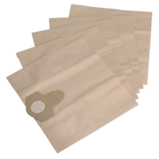 [PC300PB5] Sealey Dust Collection Bag for PC300 Series - Pack of 5