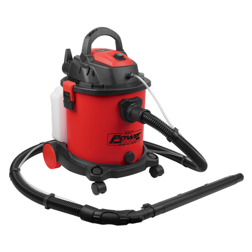[PC310] Sealey Valeting Machine with Accessories Wet & Dry 20L 1400W/230