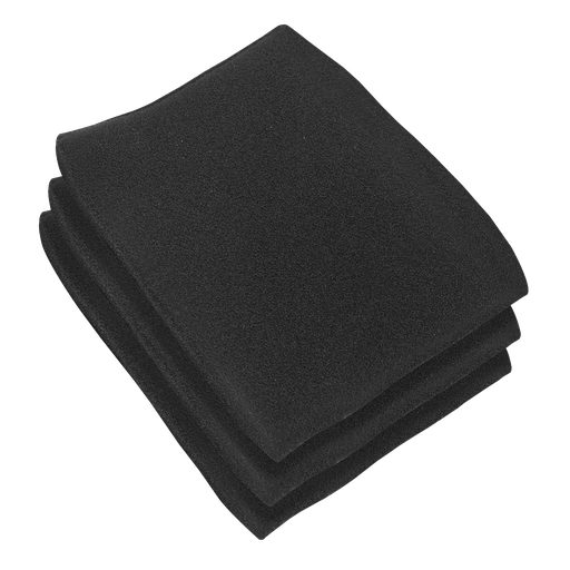 [PC380MFF] Sealey Foam Filter - Pack of 3