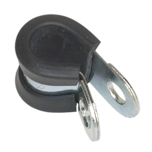 [PCJ10] Sealey Rubber Lined P-Clip 10mm - Pack of 25