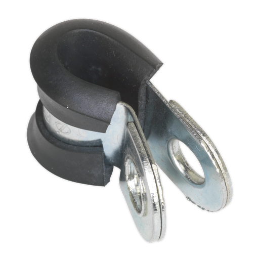 [PCJ6] Sealey Rubber Lined P-Clip 6mm - Pack of 25