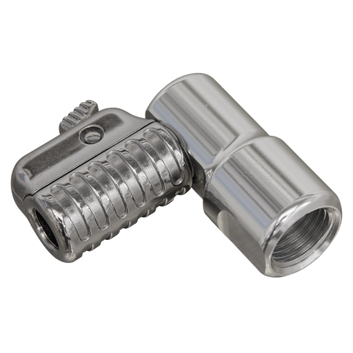 [PCL6A] Sealey PCL 90° Angled Swivel Tyre Inflator Clip-On Connector 1/4"BSP(F)