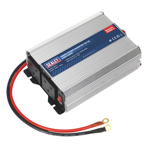 [PI1000] Sealey Modified Sine Wave Power Inverter 1000W 12V