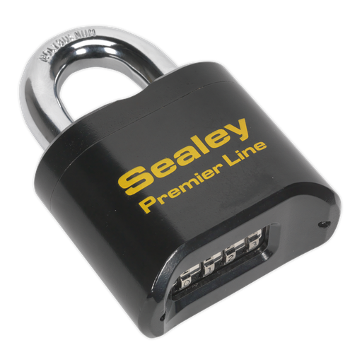 [PL603] Sealey Premier™ Steel Body Combination Padlock 62mm