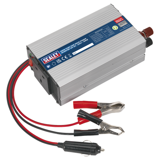 [PSI300] Sealey Pure Sine Wave Power Inverter 300W 12V
