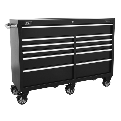 [PTB143011] Premier™ Heavy-Duty Extra-Wide Rollcab 11 Drawer 1430mm - Black