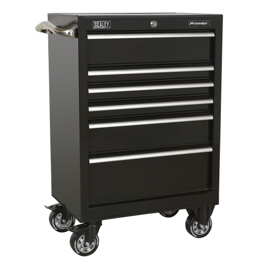 [PTB67506] Sealey Premier™ Heavy-Duty Rollcab 6 Drawer 675mm - Black