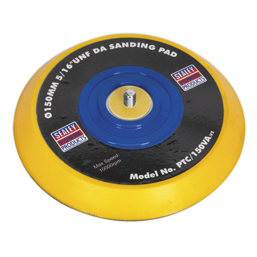 [PTC/150VA] Sealey 145mm DA Backing Pad for Hook-and-Loop Discs 5/16"UNF