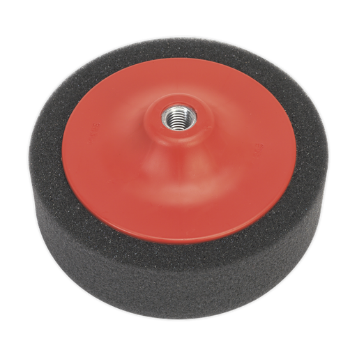 [PTC/CH/M14-P] Sealey 150 x 50mm Buffing & Polishing Foam Head M14 x 2mm - Black/Soft