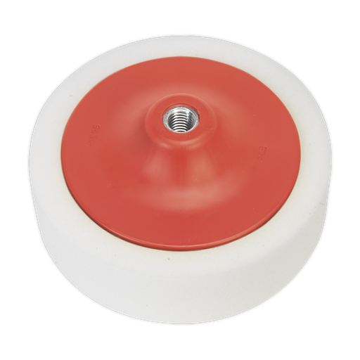 [PTC/CH/M14-W] Sealey 150 x 50mm Buffing & Polishing Foam Head M14 x 2mm - Whit