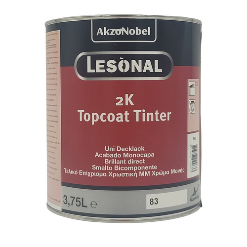 [LES.522635] 3.75ltr Lesonal 2K Topcoat  83 Violet (Red) Transparent Tinter (