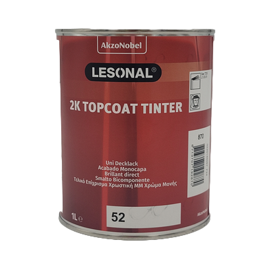 [LES.523311] 1ltr Lesonal 2K Topcoat  52 Green (Blue) Transparent Tinter (Eac