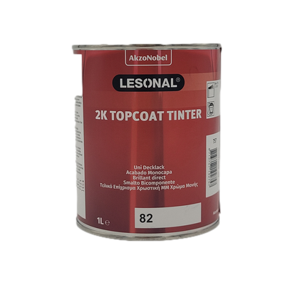 [LES.523323] 1ltr Lesonal 2K Topcoat  82 Violet (Red) Transparent Tinter (Eac