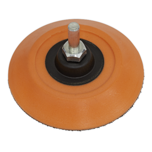[PTC75HLM] Sealey 75mm Hook-and-Loop Backing Pad on 6mm Shaft