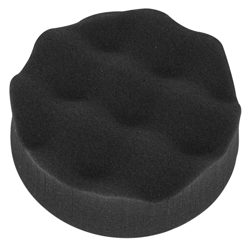 [PTCCHV79P] Hook-and-Loop Buffing & Polishing Foam Head 80 x 25mm - Black/Soft