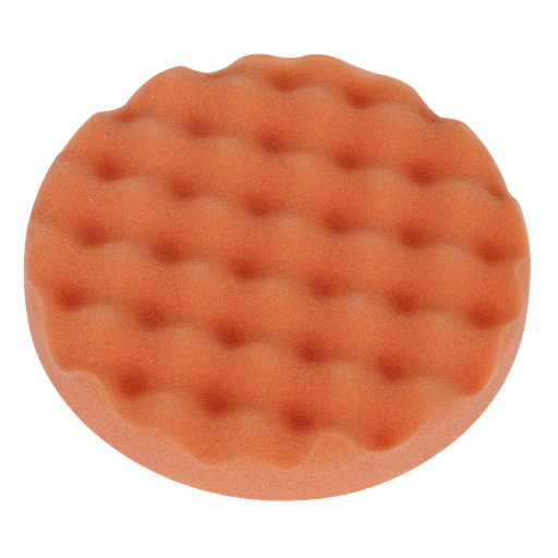 [PTCCHW150O] Sealey Hook-and-Loop Buffing & Polishing Foam Head 150 x 25mm - Orange/Firm