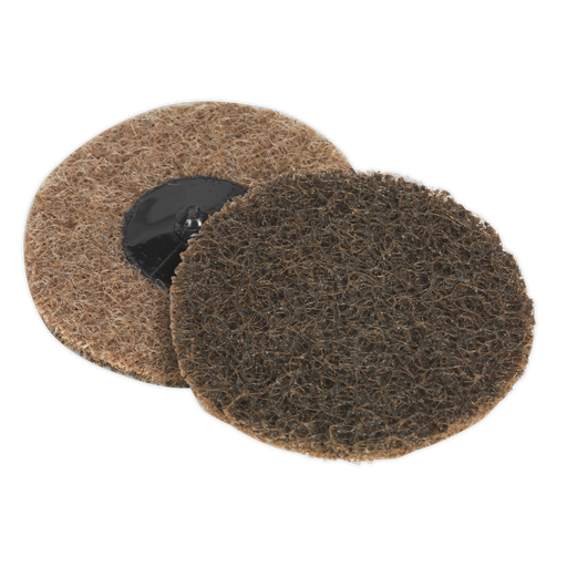 [PTCQC75C] Sealey Quick Change Preparation Pad 75mm, Coarse - Pack of 10