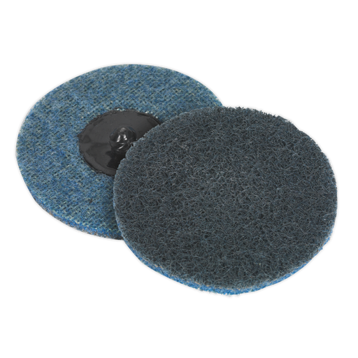 [PTCQC75F] Sealey Quick Change Preparation Pad 75mm, Fine - Pack of 10