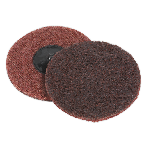 [PTCQC75M] Sealey Quick Change Preparation Pad 75mm, Medium - Pack of 10