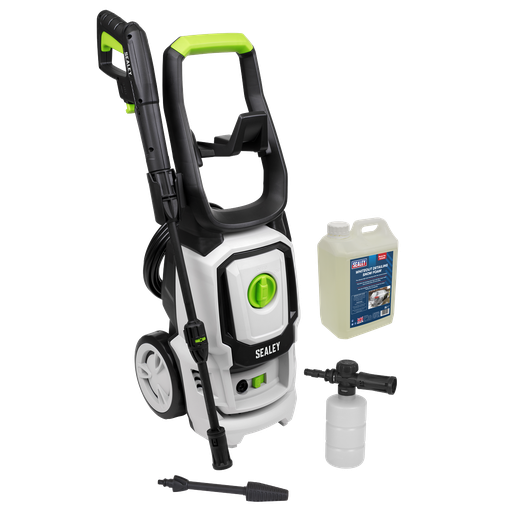 [PW1860COMBO] Sealey Pressure Washer with Snow Foam 130bar 420L/hr