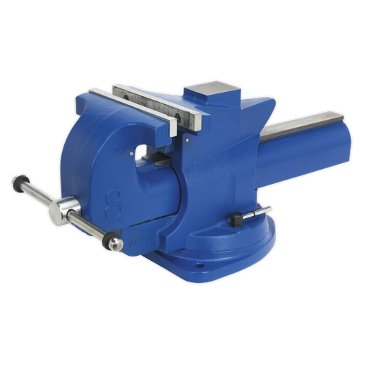 [QAV200] Sealey Quick Action Cast Iron Vice with Swivel Base 200mm