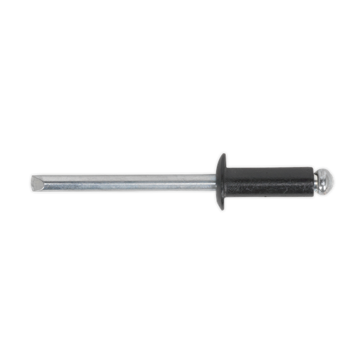 [RAB4010S] Sealey Aluminium Standard Flange Rivet 4 x 10mm, Black - Pack of 200