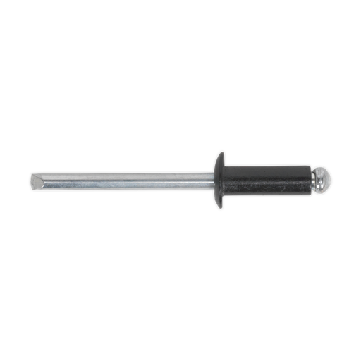 [RAB4814S] Sealey Aluminium Standard Flange Rivet 4.8 x 14mm, Black - Pack of 200