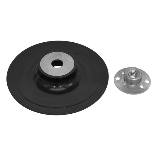 [RBP125] Sealey Worksafe® 125mm Rubber Backing Pad M14 x 2mm