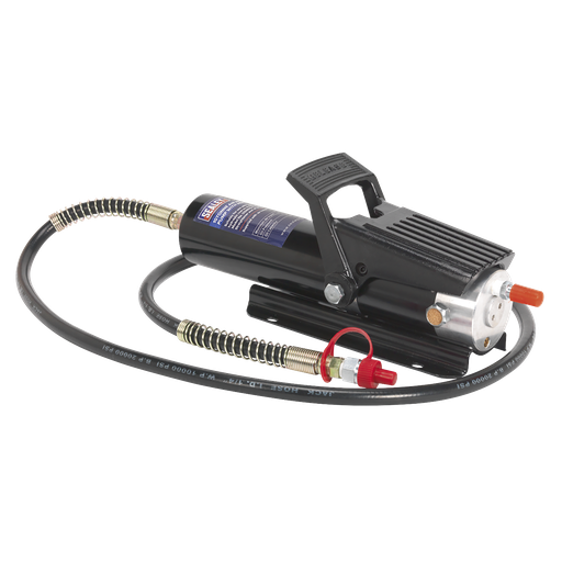 [RE83/840/CWH] Sealey Air Hydraulic Pump with Hose 10 Tonne