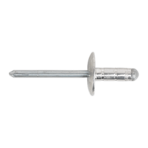 [RM4813L] Sealey Aluminium Multi-Grip Large Flange Rivet 4.8 x 13mm - Pack of 200