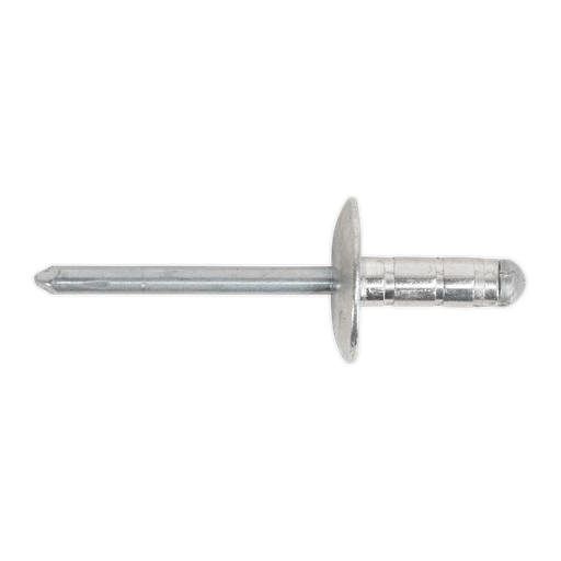 [RM4819L] Sealey Aluminium Multi-Grip Large Flange Rivet 4.8 x 19mm - Pack of 200