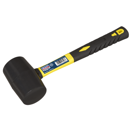 [RMB150] Sealey Premier Rubber Mallet with Fibreglass Shaft 1.5lb