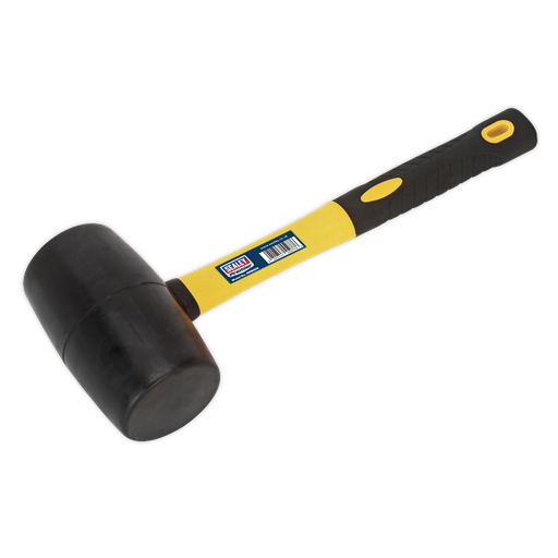 [RMB200] Sealey Premier Rubber Mallet with Fibreglass Shaft 2lb