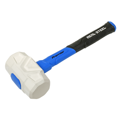 [RMG24] Sealey Premier Rubber Mallet with Fibreglass Shaft & Graphite Core 24oz