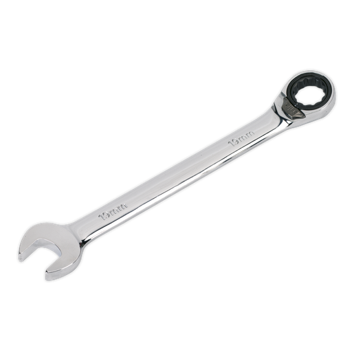 [RRCW19] Sealey Premier Reversible Ratchet Combination Spanner 19mm